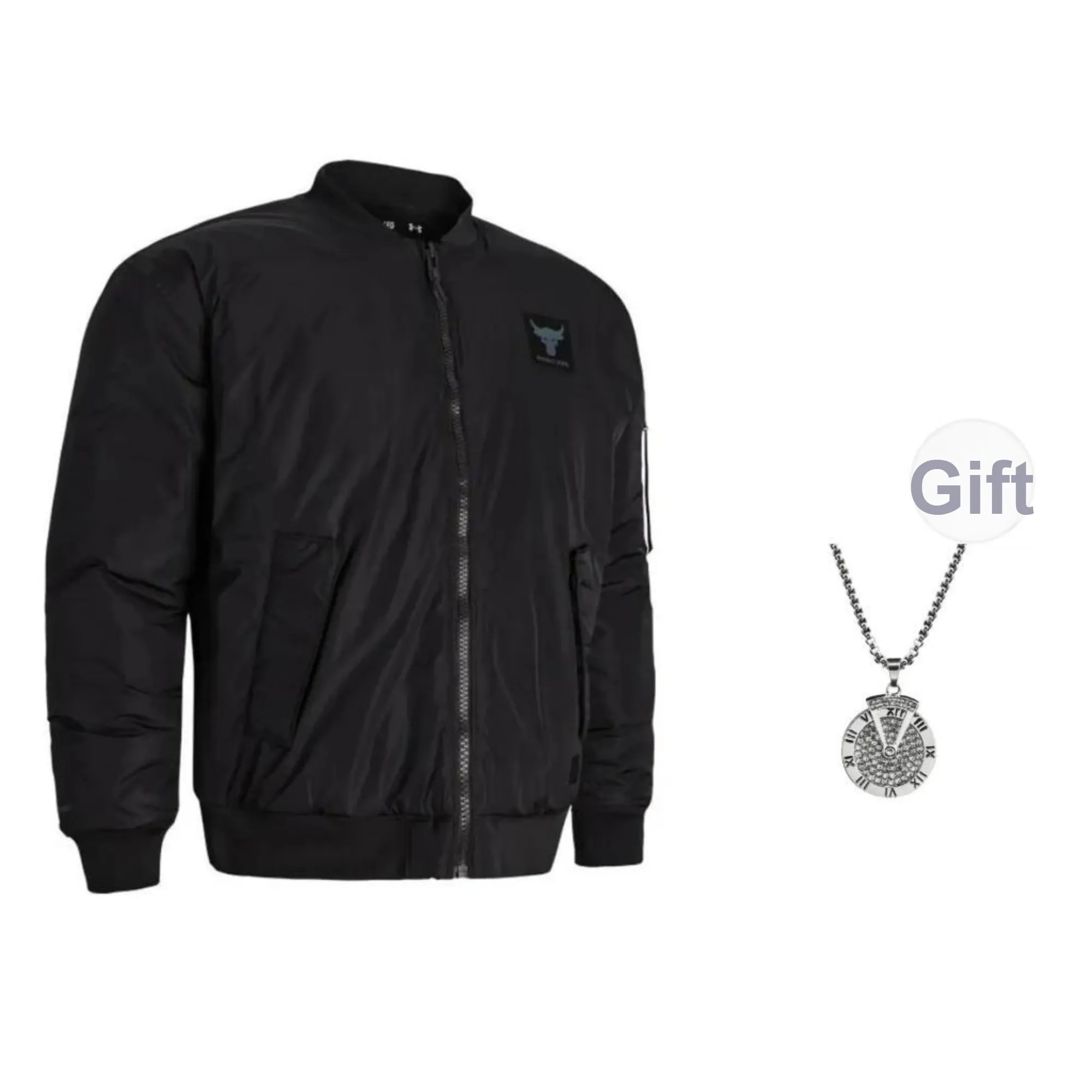 Under Armour Johnson Jackets Coats Men's Black Comes With Necklace