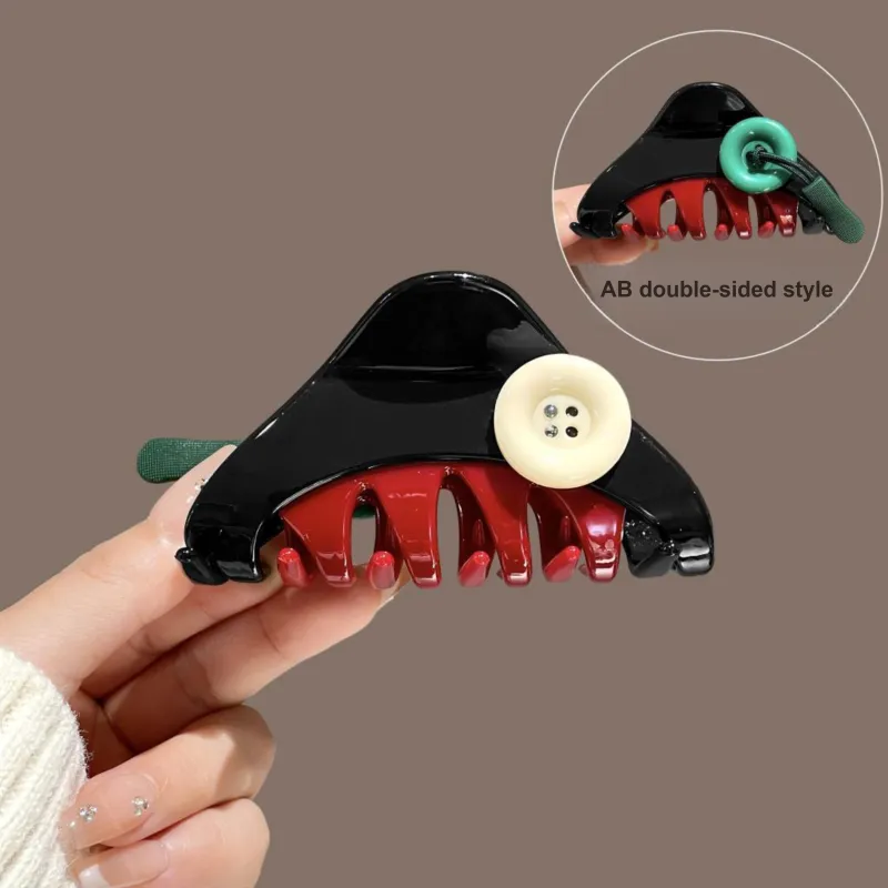 Danqin Resin Hair Clips Women's-5