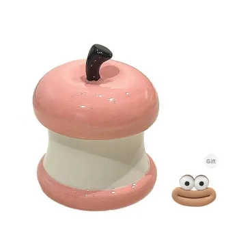 KERPA Creative Cute With Lid Anti Skid Ashtray Home Living Room Small Storage Ashtray