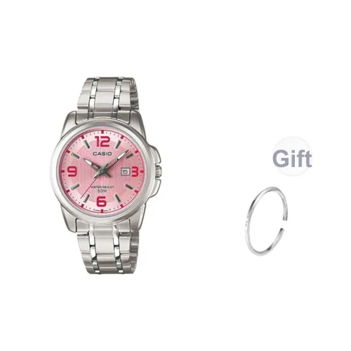 CASIO VINTAGE Series Кварцевый механизм нержавеющая сталь ремешок женские часы розовый циферблат