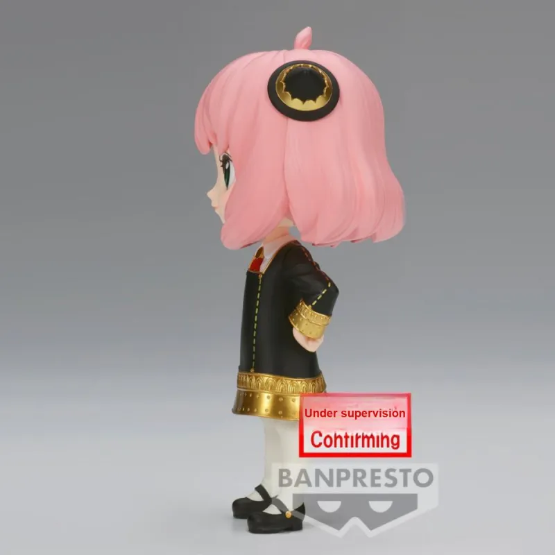 BANPRESTO Qposket Anya Forger SPY X FAMILY 3 Version A Pink/Black Chibi Figures 13cm-4