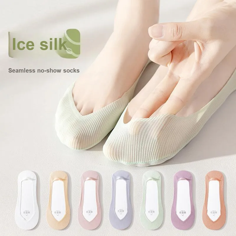 Lan Miao No Show Socks Women's 4 Pack-1