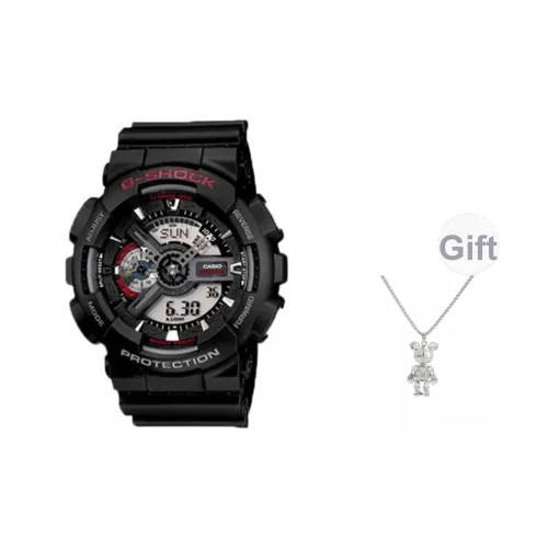 Шок Кварц Механизм Смола Ремешок Часы Унисекс Черный Циферблат