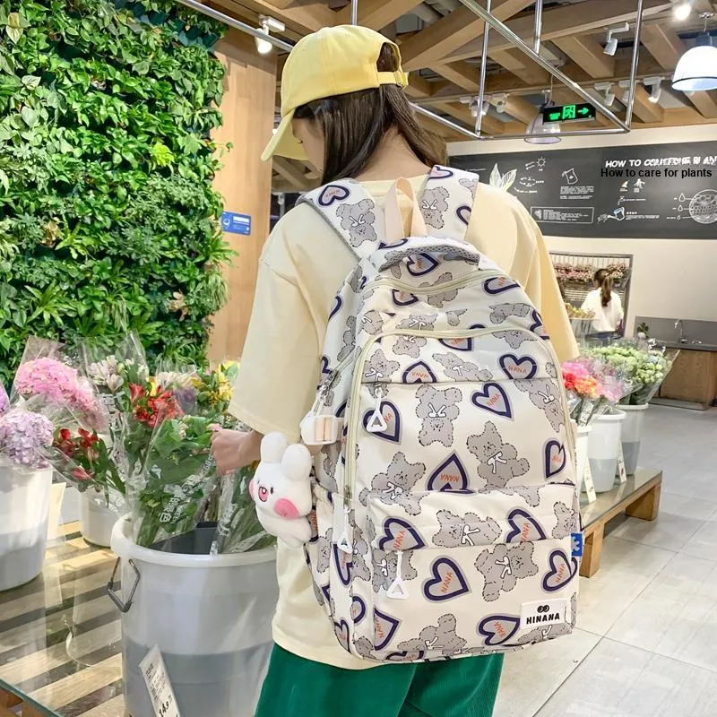 Wolfhorse Nylon Backpack Unisex Multicolor-9