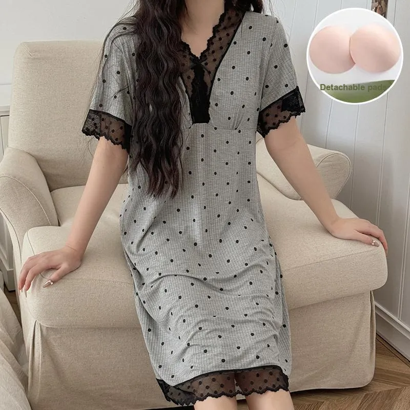 Lan Miao Nightgown Women's Image Color-1