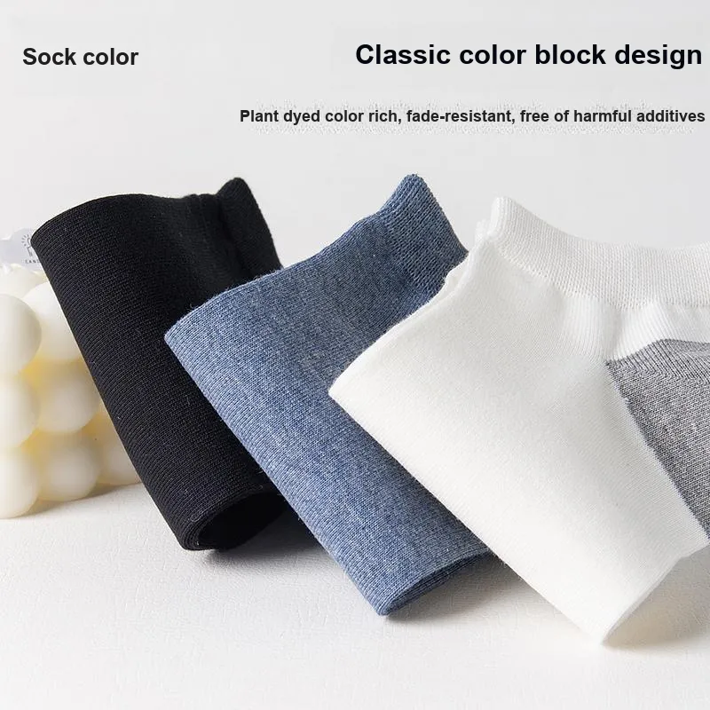 MIIOW Ankle Socks Men's 3 Pack Mixed Color-2