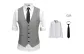 Light Gray (Includes Shirt+Tie)