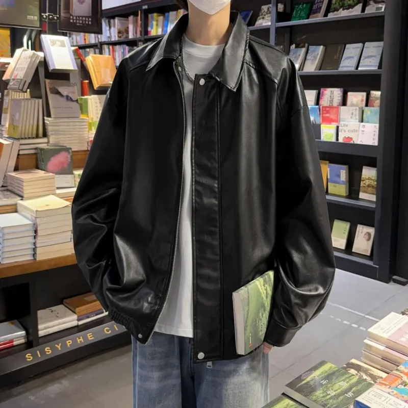 ZONEiD Leather Jackets Unisex-13