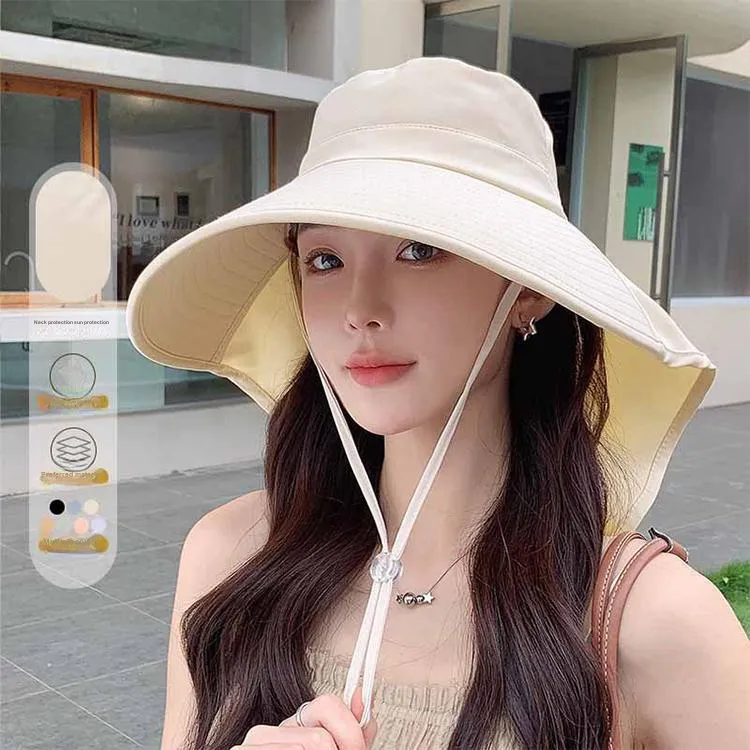 Lanza Polyester Sun Protection Hats Unisex-5