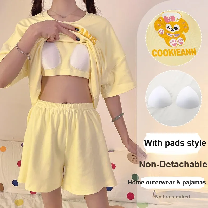 OUSHIBO Pajama Set Women's Image Color-2