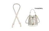 Coach Dempsey Ecru 1.1 One Shoulder (Litchi Grain Gold-Tone Lock)