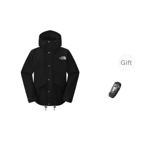 THE NORTH FACE 1986 Series Windbreaker Jackets Unisex Cosmic Black+Free Gift