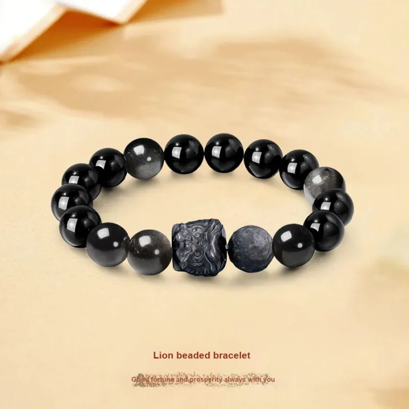 Master Kim Obsidian Bracelets Unisex-1