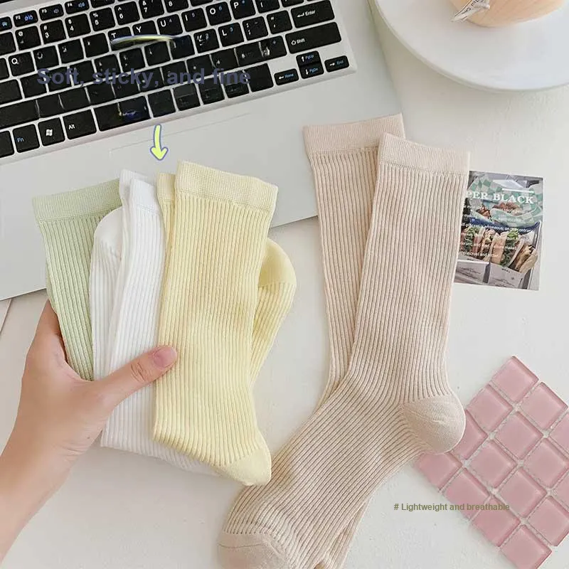 SOIE Mid Calf Socks Women's Combo Set-24