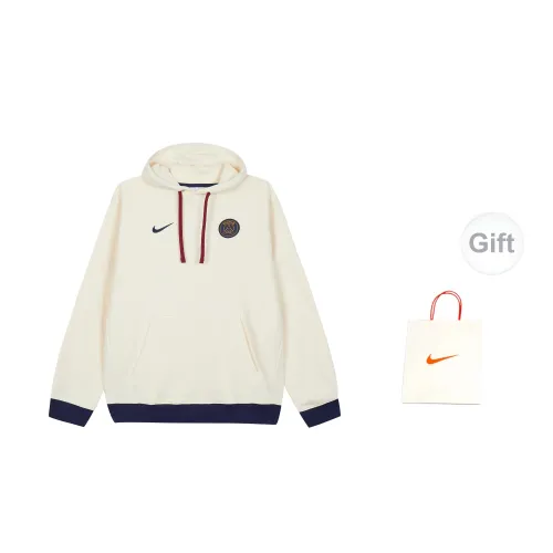 Nike Sweatshirts Men Beige Sweatshirts+Gift Bag