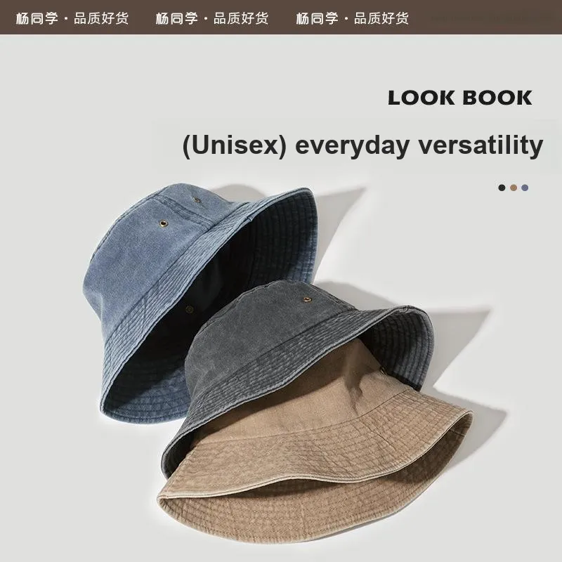 Classmate Yang Cotton Bucket Hats Unisex-1