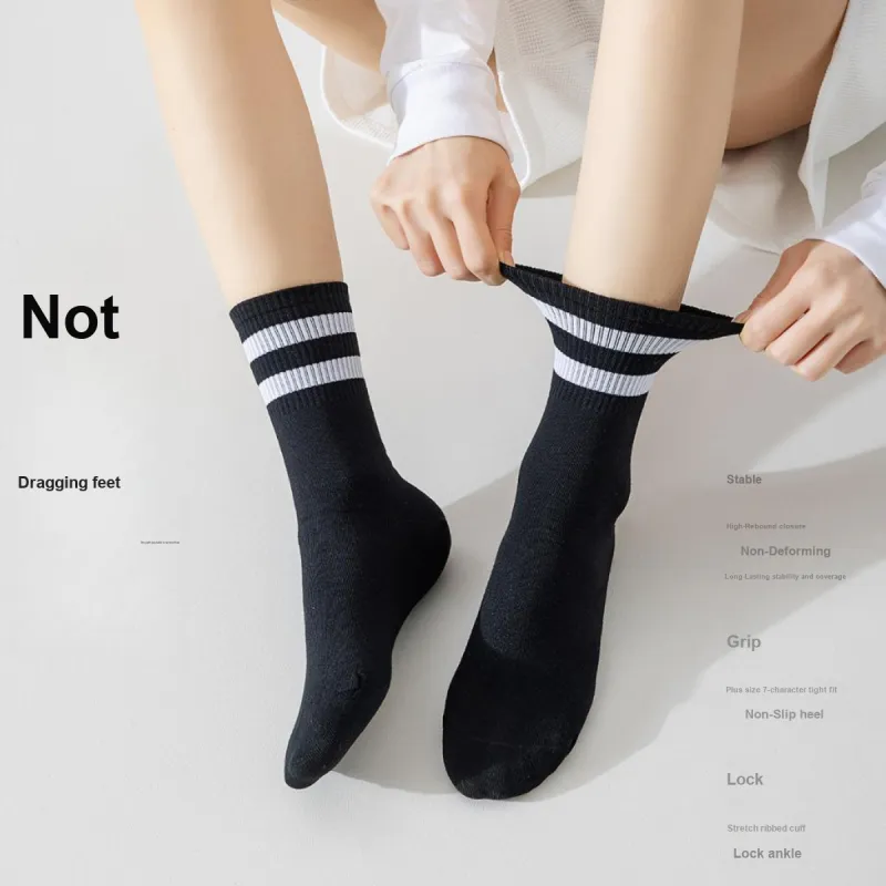 Ordifen Mid Calf Socks Women's 5 Pack-3