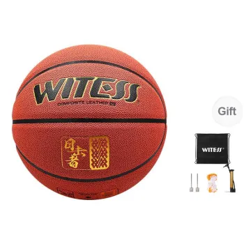 WITESS PU Basketball LA766 Brick Red Size 7 Ball Training Unisex