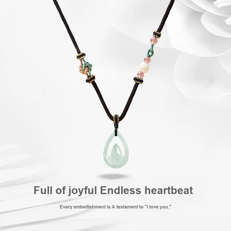 JUICY GRAPE African Emerald Necklaces Unisex-1