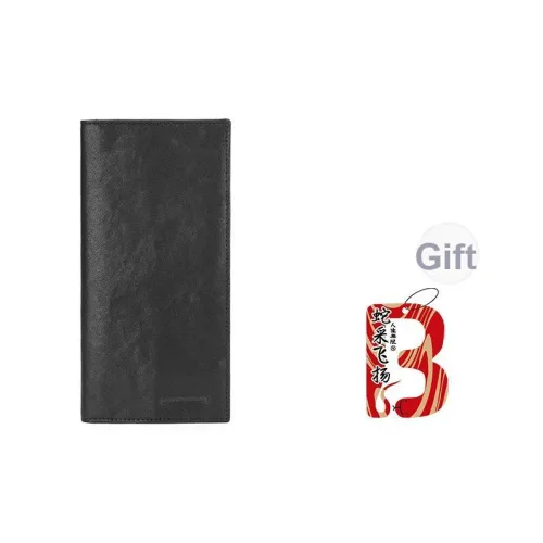 Sharkborough Натуральная кожа Растительное дубление Лицевая коровья кожа Кошелек Мужской Черный