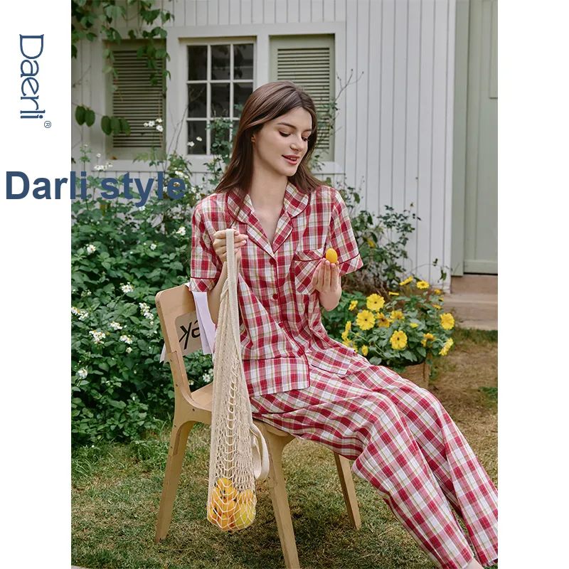 DAERLI Pajama Set Women's Image Color-3