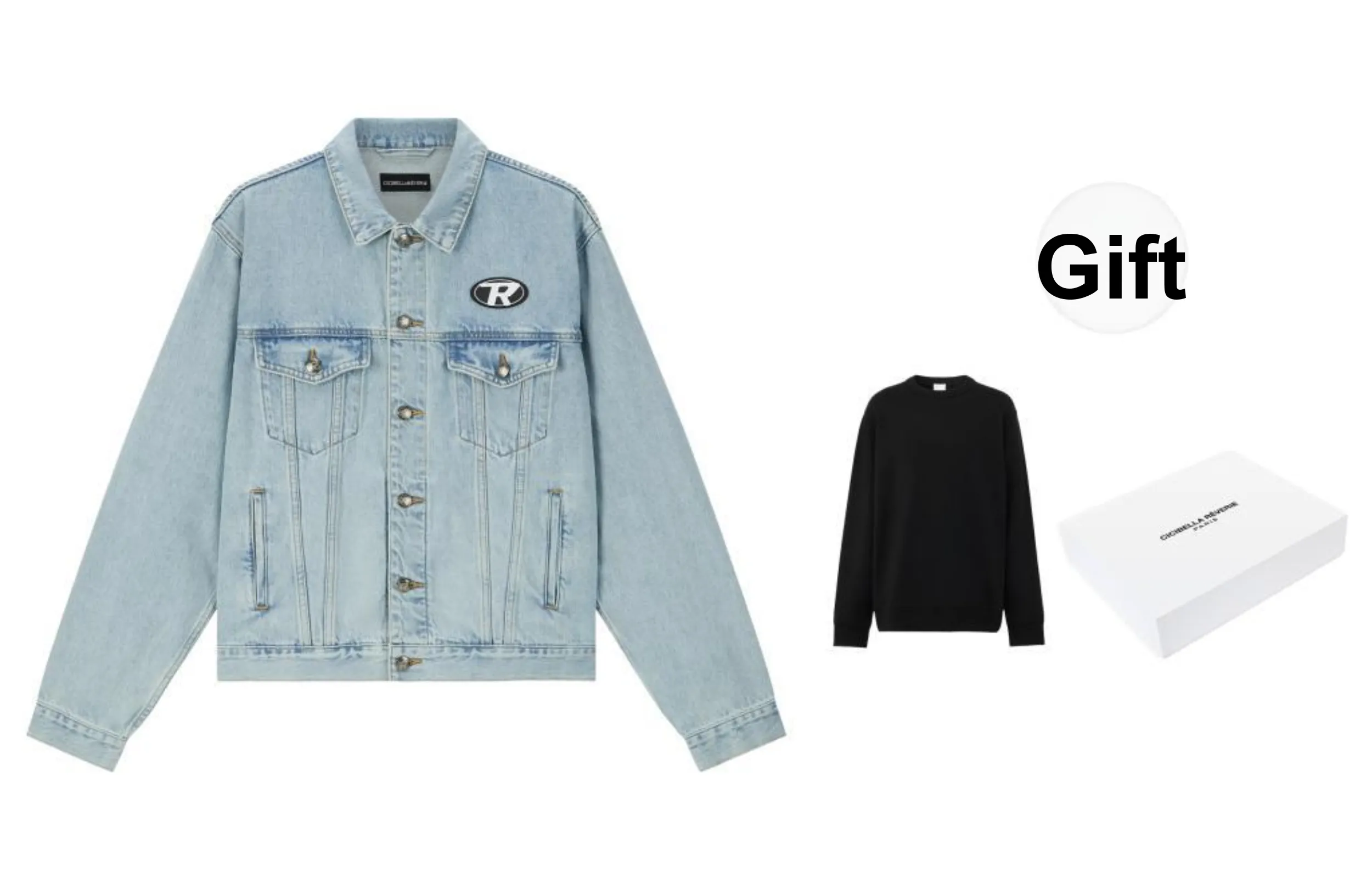 Cicibella Jackets Coats Unisex Blue