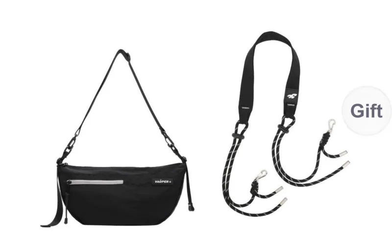 VAOPER Nylon Crossbody Bag Dumpling Bag Shoulder Bag Regular Unisex Multicolor-1