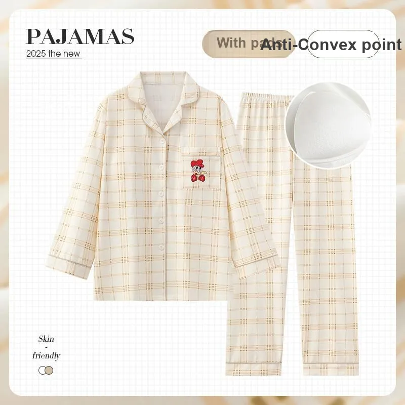 Maultiay Pajama Set Women's Apricot-1