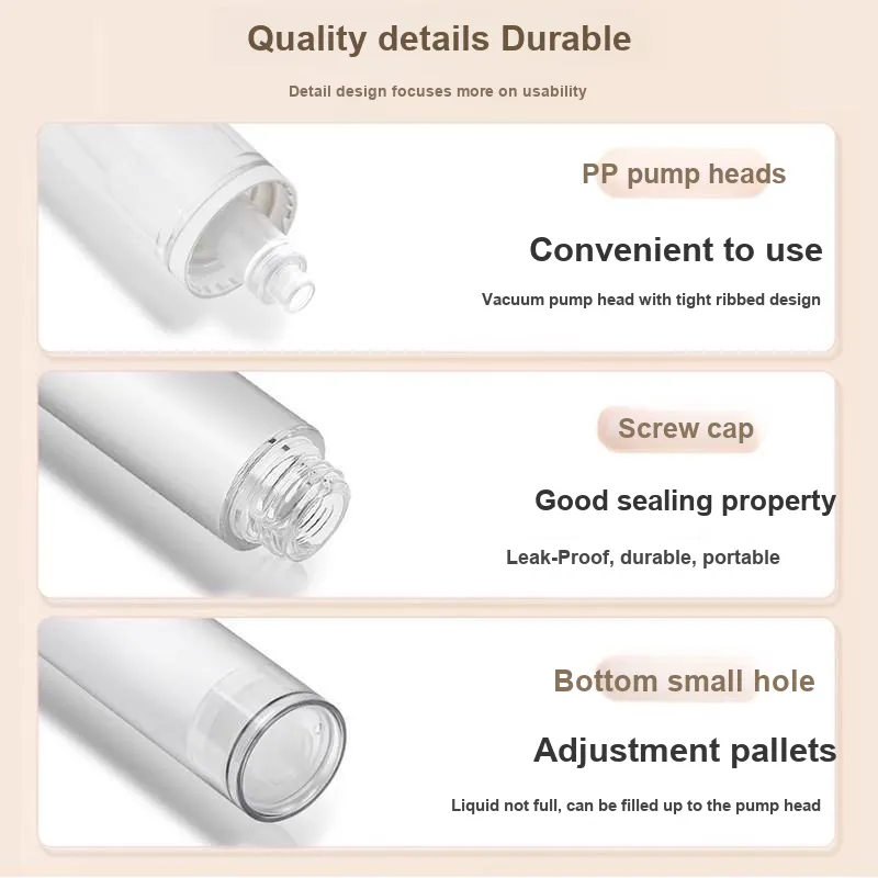 NILIYA Clothing Sets Vacuum Travel Bottles Make up Tools Portable Sample Bottle-1
