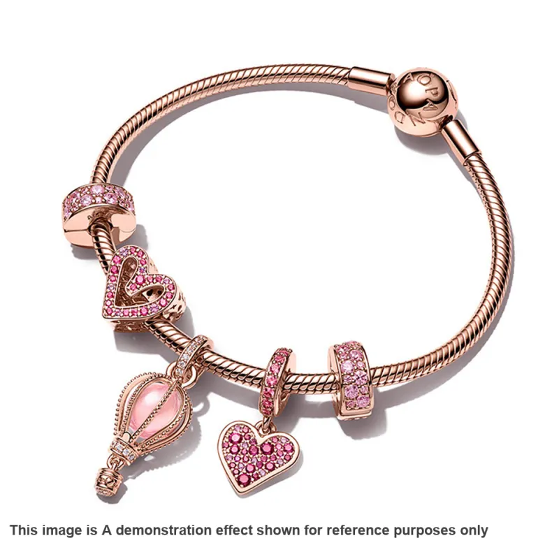 Pandora Synthetic Cubic Zirconia Bracelets Unisex-3