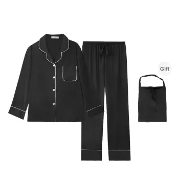 O'MESIK Pajama Set Women's Shopping Bag Black