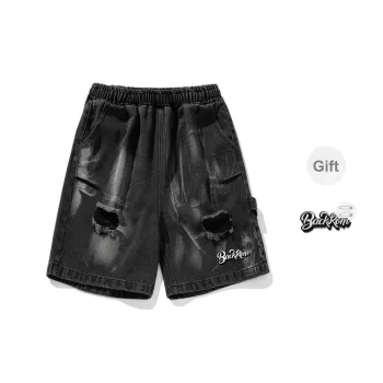 David Bakken Denim Shorts Unisex Black