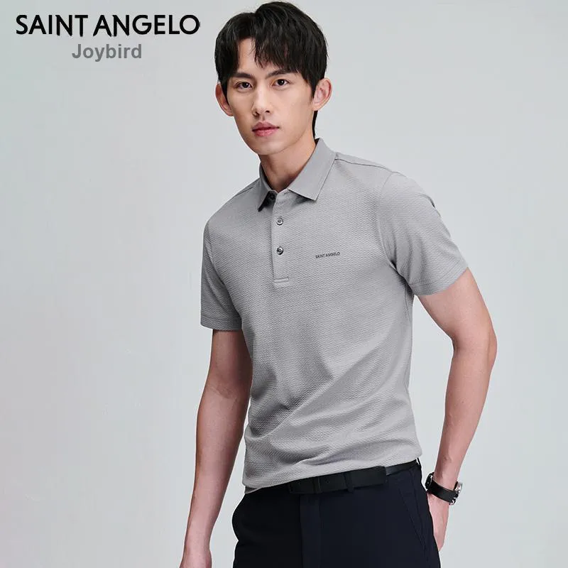 SAINT ANGELO Polo Shirts Unisex Pearl Gray-2