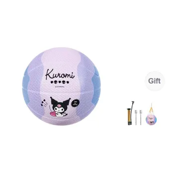 MESUCA x Sanrio Size 5 Indoor Outdoor Indoor Outdoor All Training Basketball Rubber Pink Purple