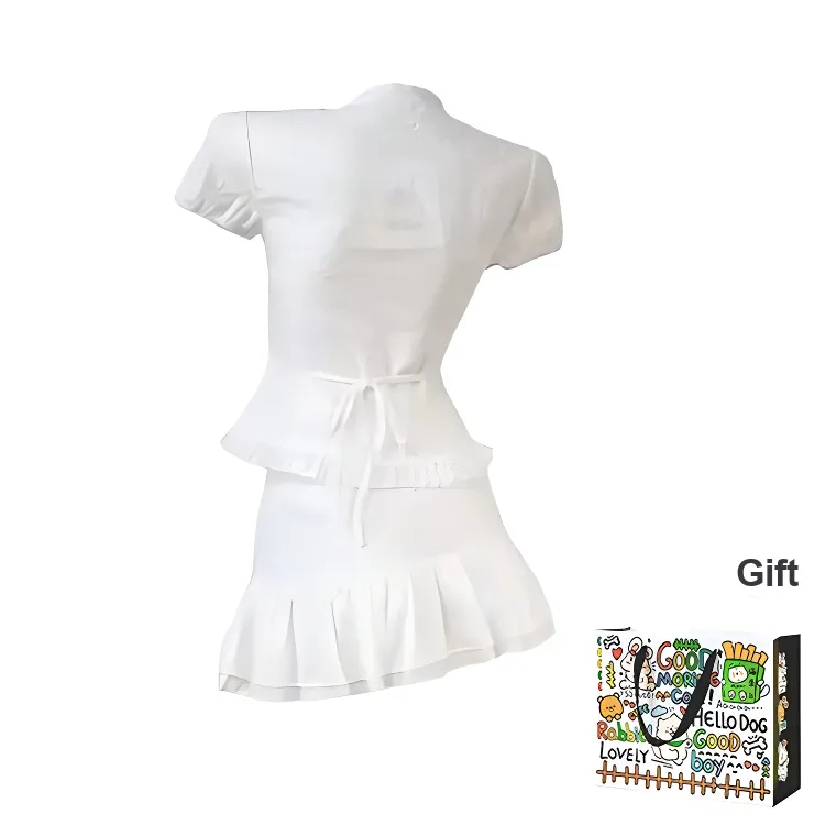 Dippanis Two Piece Skirt Sets Women's-1