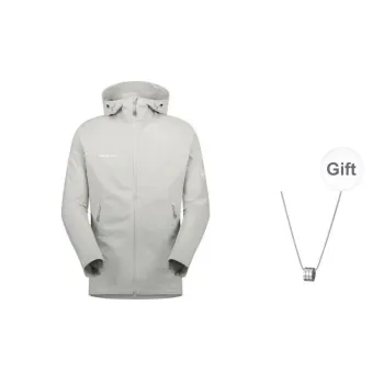 MAMMUT Macun AF Jackets Coats Unisex Platinum Grey Gift Necklaces
