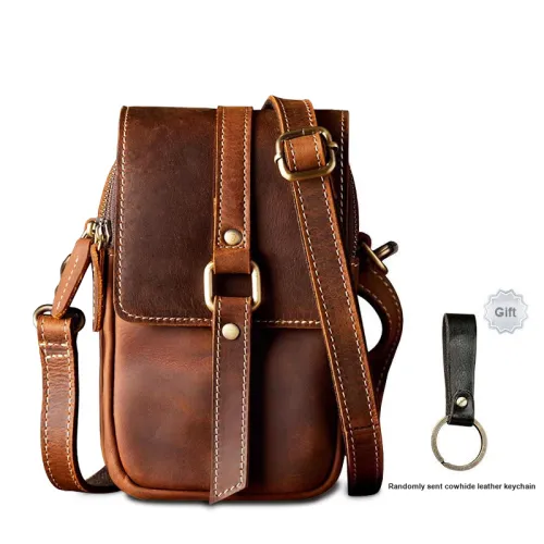 Simple & Nature Crossbody Bags Dark Brown