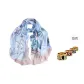 Blue Silk Scarf with Box (Random 1 Pc)