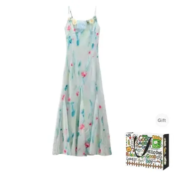 HAPG Slip Dresses Women's Aqua Green Shopping Bag