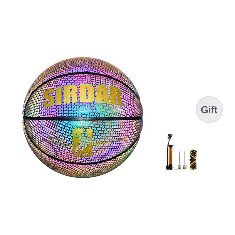 SIRDAR Synthetic Leather Basketball Blue Purple Size 7 Training Unisex-5