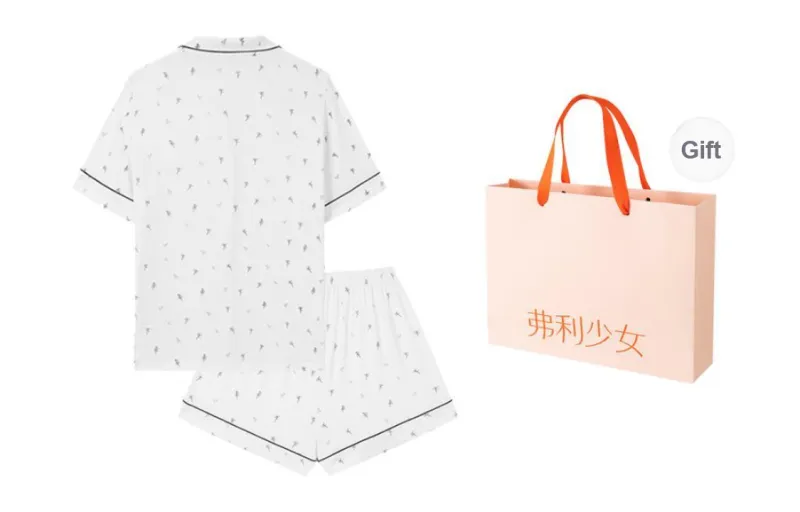 FREELASS Pajama Gift Box Women's White-1