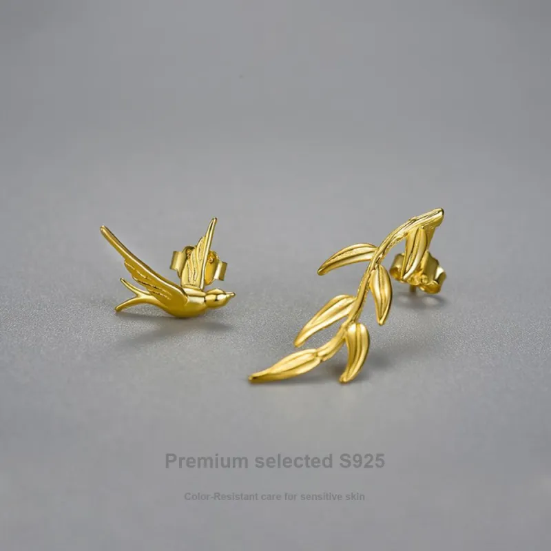 MISS TOOYA S925 Silver Earrings Women's-2