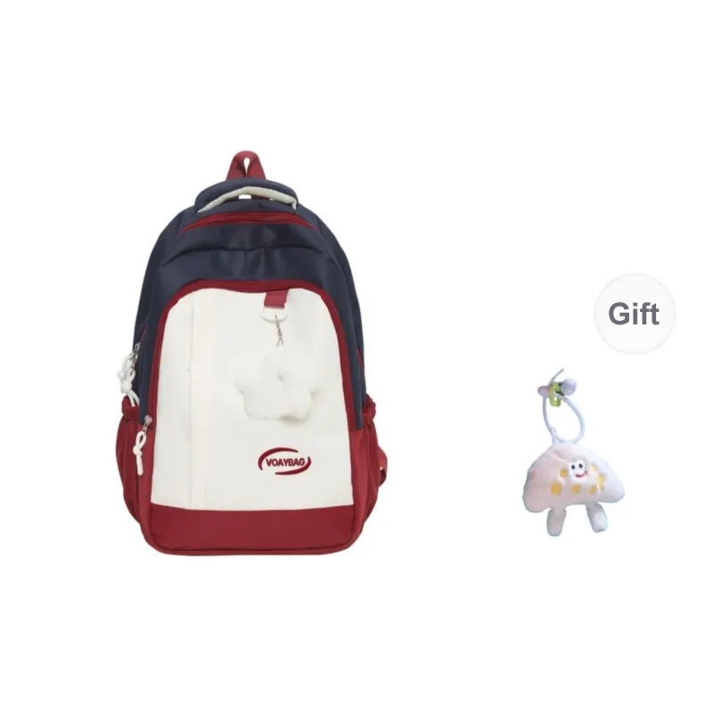 BRABOSTON Nylon Backpack Unisex Black/Pink & Green/Blue & Red/Light Blue & Yellow-8