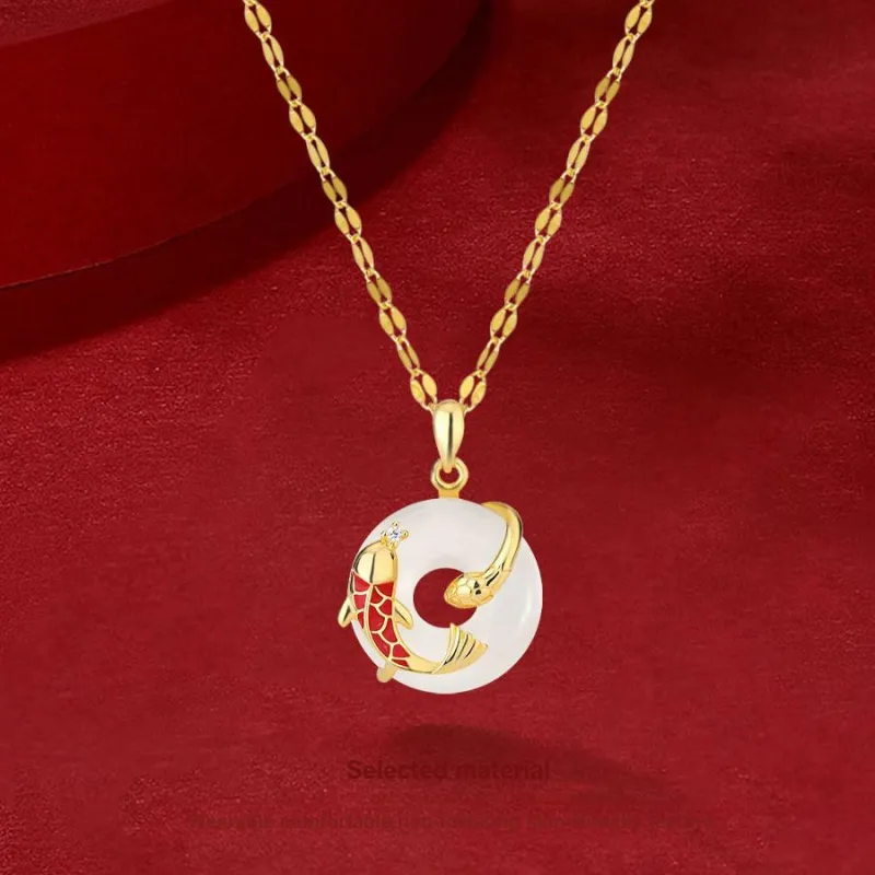 Master Kim Chalcedony Necklaces Women's-2