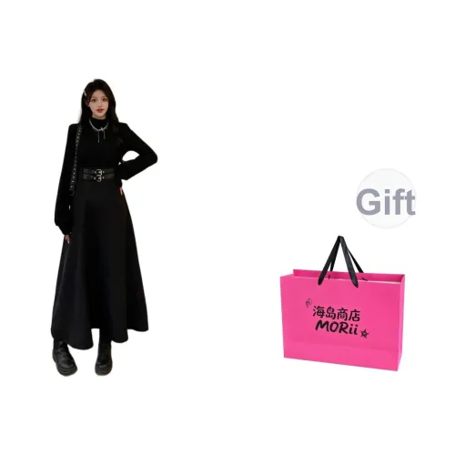 MORii Длинное платье с длинными рукавами женское