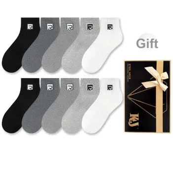 KJ Mid Calf Socks Men's Box Of 10 Packs