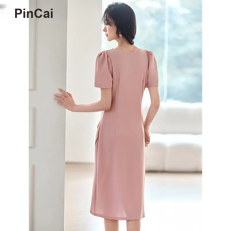 Taste The Color Short Sleeved Dress Women's-6