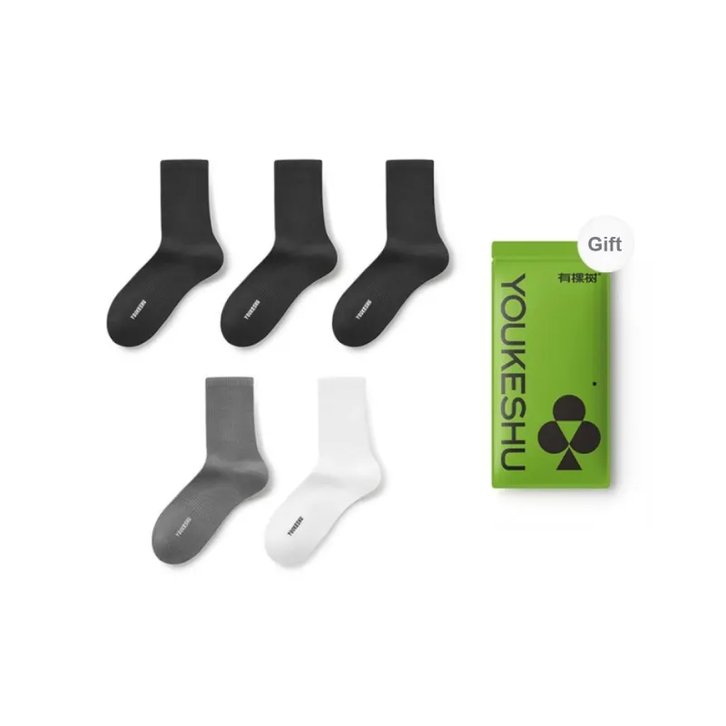 YOUKESHU Men Mid Calf Socks-28