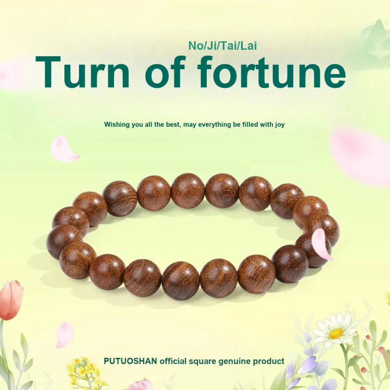 PUTUOSHANWENCHUANG Sandalwood Bracelets Unisex-12