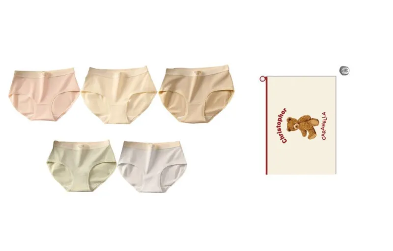 Caramella Underpants Women's Shopping Bag 5 Pack-6